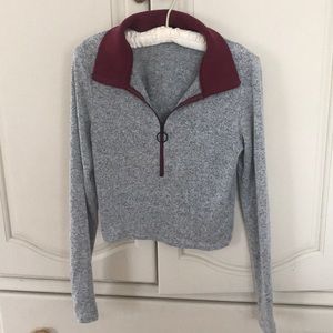 Urban Outfitters Cropped Zip-Up